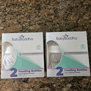 NWT BabyBuddha Feeding Bottles Set
